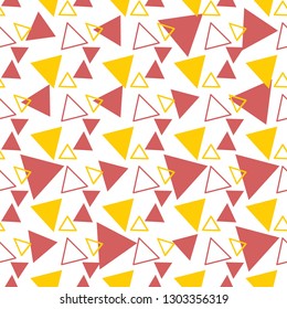 Minimal pattern design with triangle