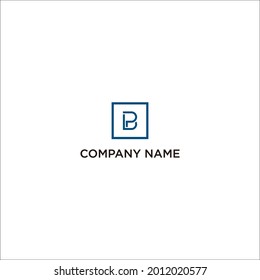 Minimal PB monogram logo. Minimal monogram to show letter P with letter B. Very clean and clear design to represents PB or BP monogram. This logo suitable for all industries and good for print or digi