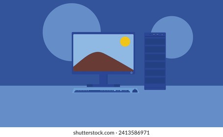 minimal pc setup gaming and work