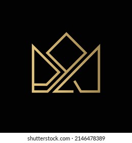 Minimal PD DP Elegant Crown Logo
