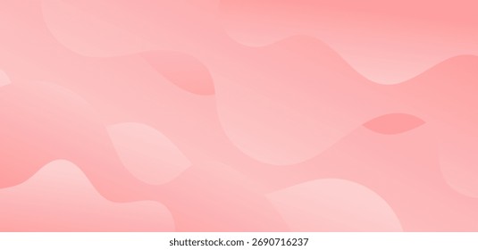 Minimal peach gradient background with abstract flowing shapes and soft light