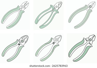 Minimal Pet Nail Clipper Vector for Grooming Products