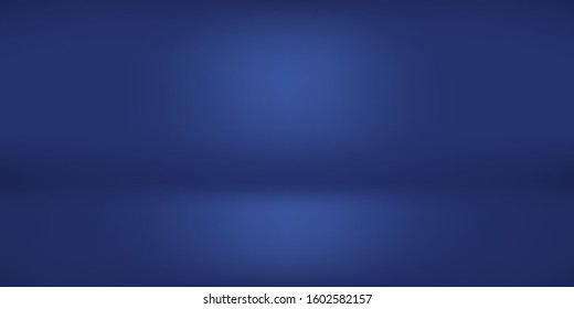 minimal phantom blue, navy blank for designers. Background empty room studio with modern space for text, picture, product, gallery, banner, presentation, offer. copy space. illustration 3d Vector