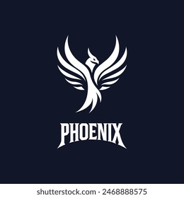 Eine minimale Phoenix-Logo-Vorlage