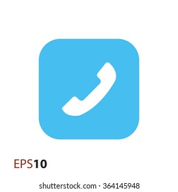 Minimal phone icon for web and mobile