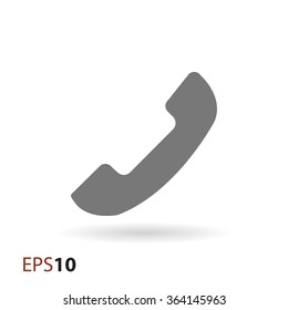 Minimal phone icon for web and mobile
