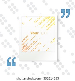 Minimal Photo Frame Mock Up Eps10 Vector Graphics Composition