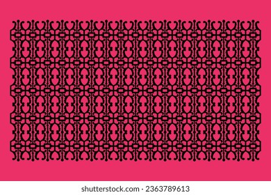 Minimal pink and black business banner symbols background