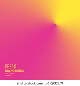 minimal pink and yellow conical gradient background
