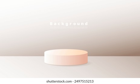 Minimal podium  background, 3d podium for presentation, Stage for showcase,  illustration 3d Vector EPS 10