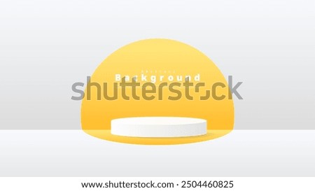 Minimal podium  background, 3d podium for presentation, Stage for showcase,  illustration 3d Vector EPS 10