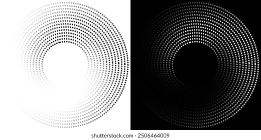 Minimal point surface. dots on white background. Simple pattern