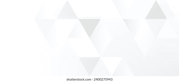Minimal polygon geometric style design. white light background abstract design. template poster ,banner,brochure have space for text.