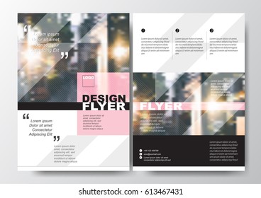 Minimal Poster Brochure Flyer design Layout vector template in A4 size