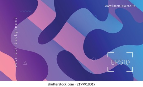 Minimal Poster. Digital Shapes. Memphis Paper. Multicolor Magazine. Purple Trendy Cover. Flat Landing Page. Cool Modern Banner. Fluid Layout. Lilac Minimal Poster