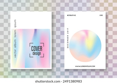Minimal Poster. Holograph Texture. Colourful 90s Backdrop. Purple Geometric Label. Pearlescent Pattern. Vintage Banner. Modern Design. Violet Minimal Poster