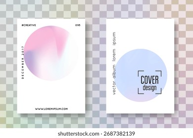 Minimal Poster. Neon Pattern. Colourful Pearl Brochure. Chrome Effect. Iridescent Fluid. Violet Geometry Paper. Modern Vector. Pink Minimal Poster