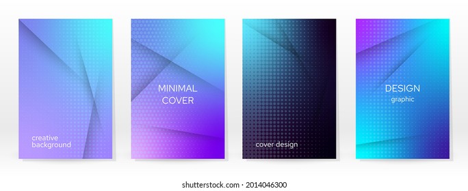 Minimal Poster. Pastel Soft. Blue Gradient Set. Graphic Color Background. Blurred Mesh Texture. Vector Modern Banner. Abstract Bright Wallpaper. Gradient Technology Cover. Blue Mobile Template Design.