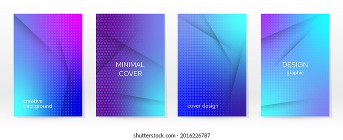 Minimal Poster. Pastel Soft. Blue Gradient Set. Graphic Color Background. Blurred Mesh Texture. Vector Modern Banner. Abstract Bright Wallpaper. Gradient Technology Cover. Blue Mobile Template Design.