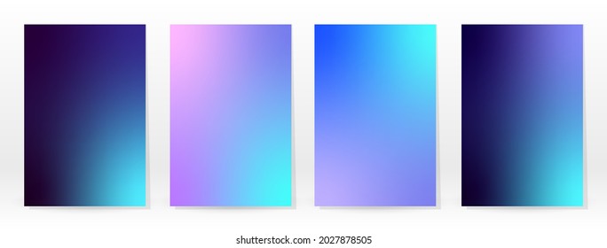 Minimal Poster. Pastel Soft. Blue Gradient Set. Graphic Color Background. Blurred Mesh Texture. Vector Modern Banner. Abstract Bright Wallpaper. Gradient Technology Cover. Mobile Template Design.