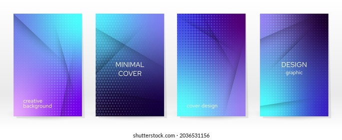 Minimal Poster. Pastel Soft. Blue Gradient Set. Graphic Color Background. Blurred Mesh Texture. Vector Modern Banner. Abstract Bright Wallpaper. Gradient Technology Cover. Blue Mobile Template Design.