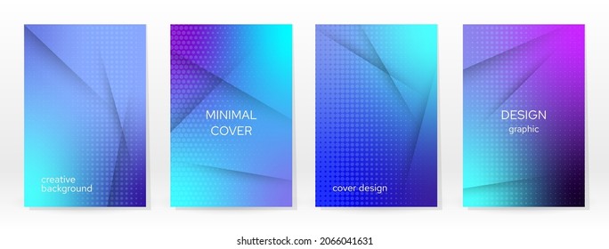 Minimal Poster. Pastel Soft. Blue Gradient Set. Graphic Color Background. Blurred Mesh Texture. Vector Modern Banner. Abstract Bright Wallpaper. Gradient Technology Cover. Blue Mobile Template Design.