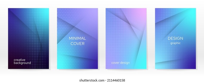 Minimal Poster. Pastel Soft. Blue Gradient Set. Graphic Color Background. Blurred Mesh Texture. Vector Modern Banner. Abstract Bright Wallpaper. Gradient Technology Cover. Blue Mobile Template Design.