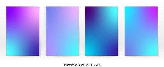 Minimal Poster. Pastel Soft. Blue Gradient Set. Graphic Color Background. Blurred Mesh Texture. Vector Modern Banner. Abstract Bright Wallpaper. Gradient Technology Cover. Mobile Template Design.