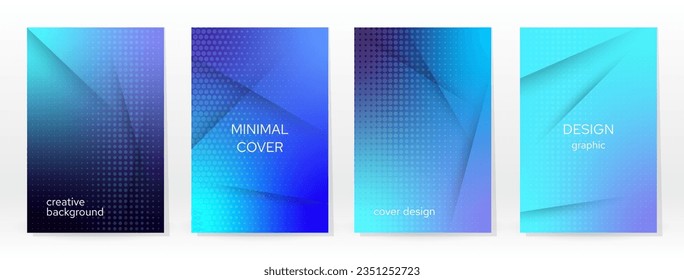 Minimal Poster. Pastel Soft. Blue Gradient Set. Graphic Color Background. Blurred Mesh Texture. Vector Modern Banner. Abstract Bright Wallpaper. Gradient Technology Cover. Mobile Template Design.