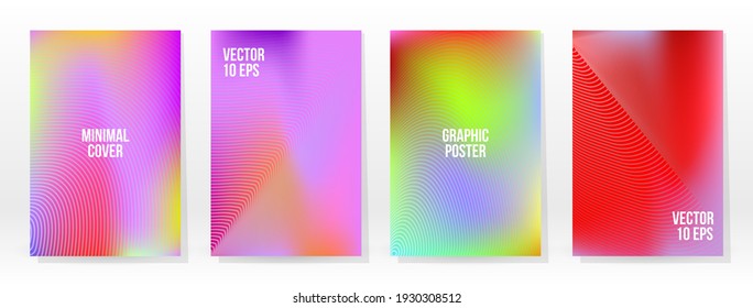 Minimal Poster  Pastel Soft  Rainbow Gradient Set  Graphic Color Background  Blurred Mesh Texture  Vector Modern Banner  Abstract Bright Wallpaper  Gradient Technology Cover  Mobile Template Design 