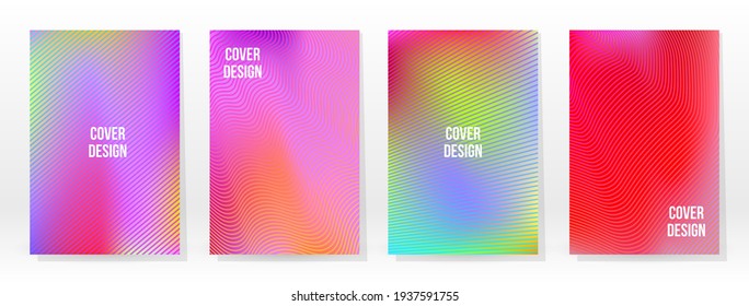 Minimal Poster  Pastel Soft  Rainbow Gradient Set  Graphic Color Background  Blurred Mesh Texture  Vector Modern Banner  Abstract Bright Wallpaper  Gradient Technology Cover  Mobile Template Design 