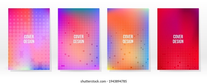 Afiche mínimo. Pastel Suave. Juego de degradado de arcoiris. Fondo de color gráfico. Textura de malla borrosa. Banner Vector Moderno. Resumen Papel de escritorio brillante. Cubierta de tecnología de degradado. Diseño de plantillas móviles.