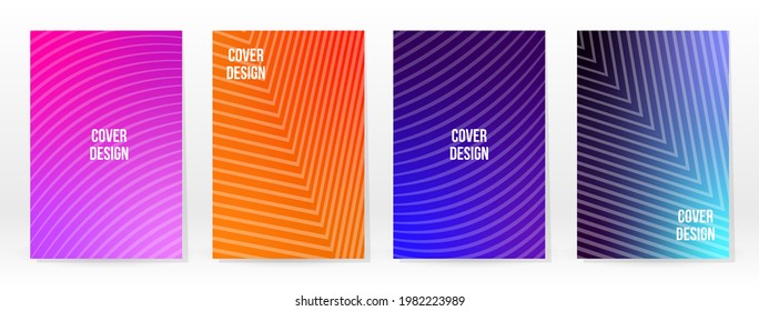 Minimal Poster. Pastel Soft. Rainbow Gradient Set. Graphic Color Background. Blurred Mesh Texture. Vector Modern Banner. Abstract Bright Wallpaper. Gradient Technology Cover. Mobile Template Design.