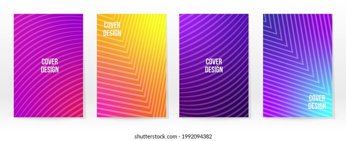 Minimal Poster. Pastel Soft. Rainbow Gradient Set. Graphic Color Background. Blurred Mesh Texture. Vector Modern Banner. Abstract Bright Wallpaper. Gradient Technology Cover. Mobile Template Design.