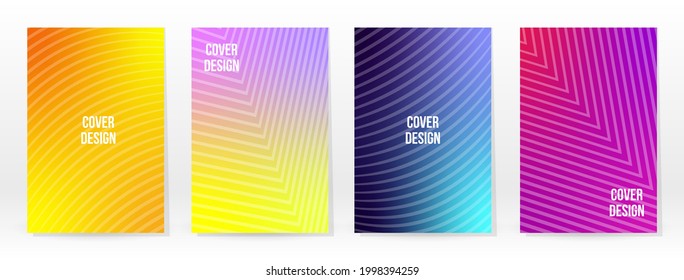 Minimal Poster. Pastel Soft. Rainbow Gradient Set. Graphic Color Background. Blurred Mesh Texture. Vector Modern Banner. Abstract Bright Wallpaper. Gradient Technology Cover. Mobile Template Design.