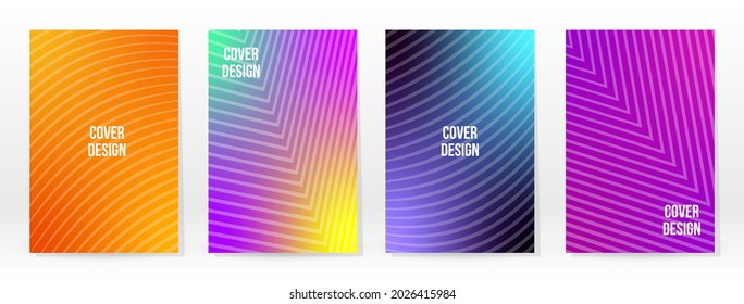 Minimal Poster. Pastel Soft. Rainbow Gradient Set. Graphic Color Background. Blurred Mesh Texture. Vector Modern Banner. Abstract Bright Wallpaper. Gradient Technology Cover. Mobile Template Design.