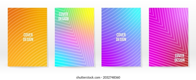 Afiche mínimo. Pastel Suave. Juego de degradado de arcoiris. Fondo de color gráfico. Textura de malla borrosa. Banner Vector Moderno. Resumen Papel de escritorio brillante. Cubierta de tecnología de degradado. Diseño de plantillas móviles.