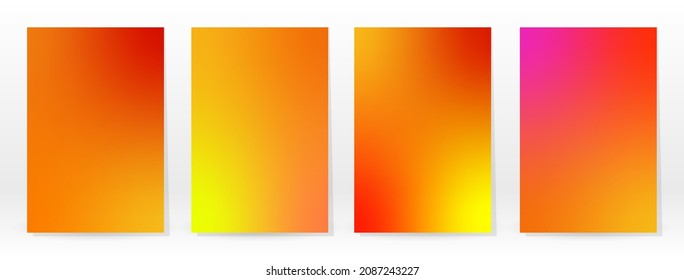 Minimal Poster. Pastel Soft. Rainbow Gradient Set. Graphic Color Background. Blurred Mesh Texture. Vector Modern Banner. Abstract Bright Wallpaper. Gradient Technology Cover. Mobile Template Design.