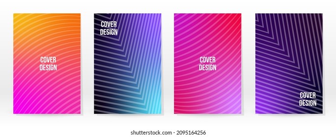 Minimal Poster. Pastel Soft. Rainbow Gradient Set. Graphic Color Background. Blurred Mesh Texture. Vector Modern Banner. Abstract Bright Wallpaper. Gradient Technology Cover. Mobile Template Design.