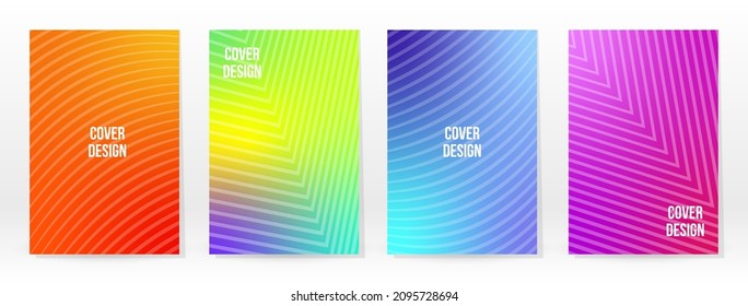 Minimal Poster. Pastel Soft. Rainbow Gradient Set. Graphic Color Background. Blurred Mesh Texture. Vector Modern Banner. Abstract Bright Wallpaper. Gradient Technology Cover. Mobile Template Design.
