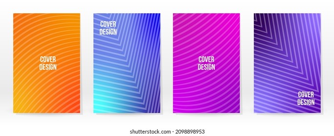 Minimal Poster. Pastel Soft. Rainbow Gradient Set. Graphic Color Background. Blurred Mesh Texture. Vector Modern Banner. Abstract Bright Wallpaper. Gradient Technology Cover. Mobile Template Design.