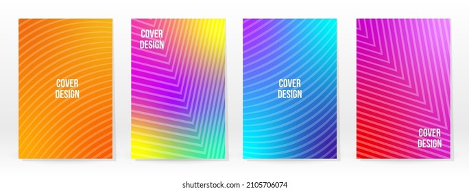 Minimal Poster. Pastel Soft. Rainbow Gradient Set. Graphic Color Background. Blurred Mesh Texture. Vector Modern Banner. Abstract Bright Wallpaper. Gradient Technology Cover. Mobile Template Design.