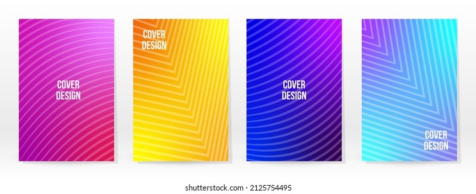 Minimal Poster. Pastel Soft. Rainbow Gradient Set. Graphic Color Background. Blurred Mesh Texture. Vector Modern Banner. Abstract Bright Wallpaper. Gradient Technology Cover. Mobile Template Design.