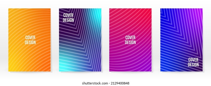 Afiche mínimo. Pastel Suave. Juego de degradado de arcoiris. Fondo de color gráfico. Textura de malla borrosa. Banner Vector Moderno. Resumen Papel de escritorio brillante. Cubierta de tecnología de degradado. Diseño de plantillas móviles.