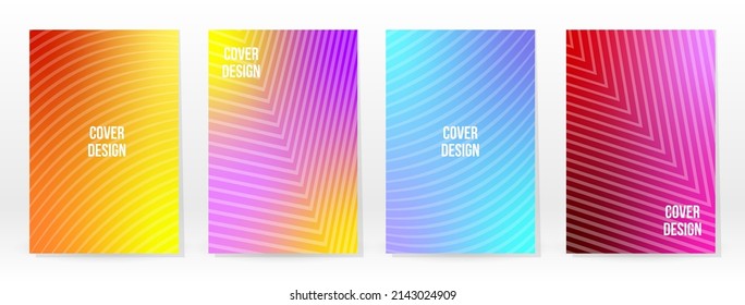 Minimal Poster. Pastel Soft. Rainbow Gradient Set. Graphic Color Background. Blurred Mesh Texture. Vector Modern Banner. Abstract Bright Wallpaper. Gradient Technology Cover. Mobile Template Design.
