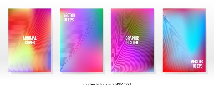 Afiche mínimo. Pastel Suave. Juego de degradado de arcoiris. Fondo de color gráfico. Textura de malla borrosa. Banner Vector Moderno. Resumen Papel de escritorio brillante. Cubierta de tecnología de degradado. Diseño de plantillas móviles.