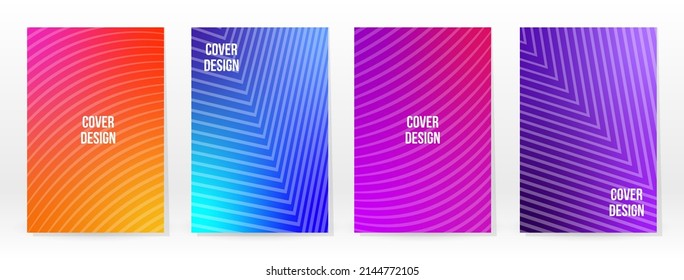 Minimal Poster. Pastel Soft. Rainbow Gradient Set. Graphic Color Background. Blurred Mesh Texture. Vector Modern Banner. Abstract Bright Wallpaper. Gradient Technology Cover. Mobile Template Design.