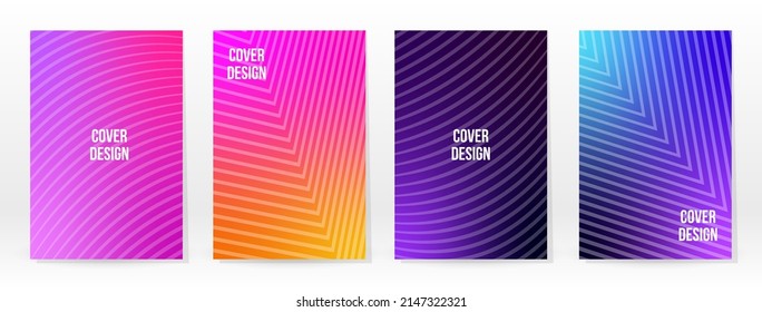 Minimal Poster. Pastel Soft. Rainbow Gradient Set. Graphic Color Background. Blurred Mesh Texture. Vector Modern Banner. Abstract Bright Wallpaper. Gradient Technology Cover. Mobile Template Design.