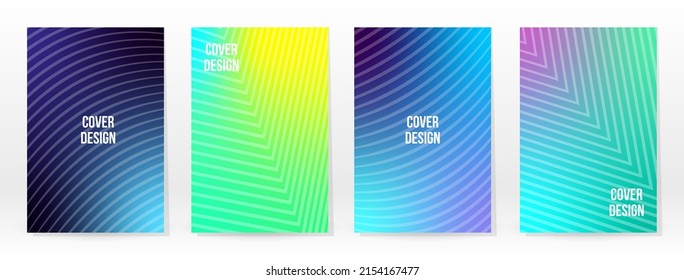 Afiche mínimo. Pastel Suave. Juego de degradado de arcoiris. Fondo de color gráfico. Textura de malla borrosa. Banner Vector Moderno. Resumen Papel de escritorio brillante. Cubierta de tecnología de degradado. Diseño de plantillas móviles.