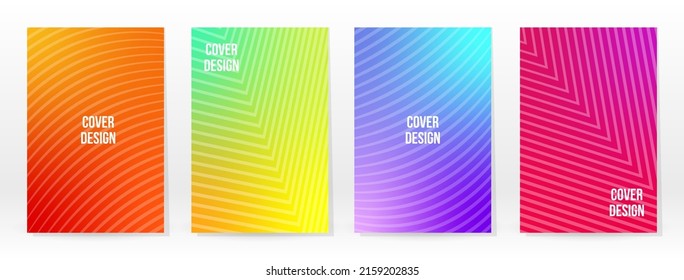 Minimal Poster. Pastel Soft. Rainbow Gradient Set. Graphic Color Background. Blurred Mesh Texture. Vector Modern Banner. Abstract Bright Wallpaper. Gradient Technology Cover. Mobile Template Design.